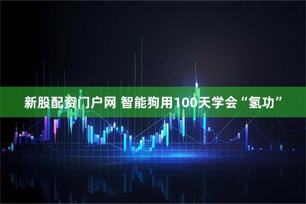 新股配资门户网 智能狗用100天学会“氢功”